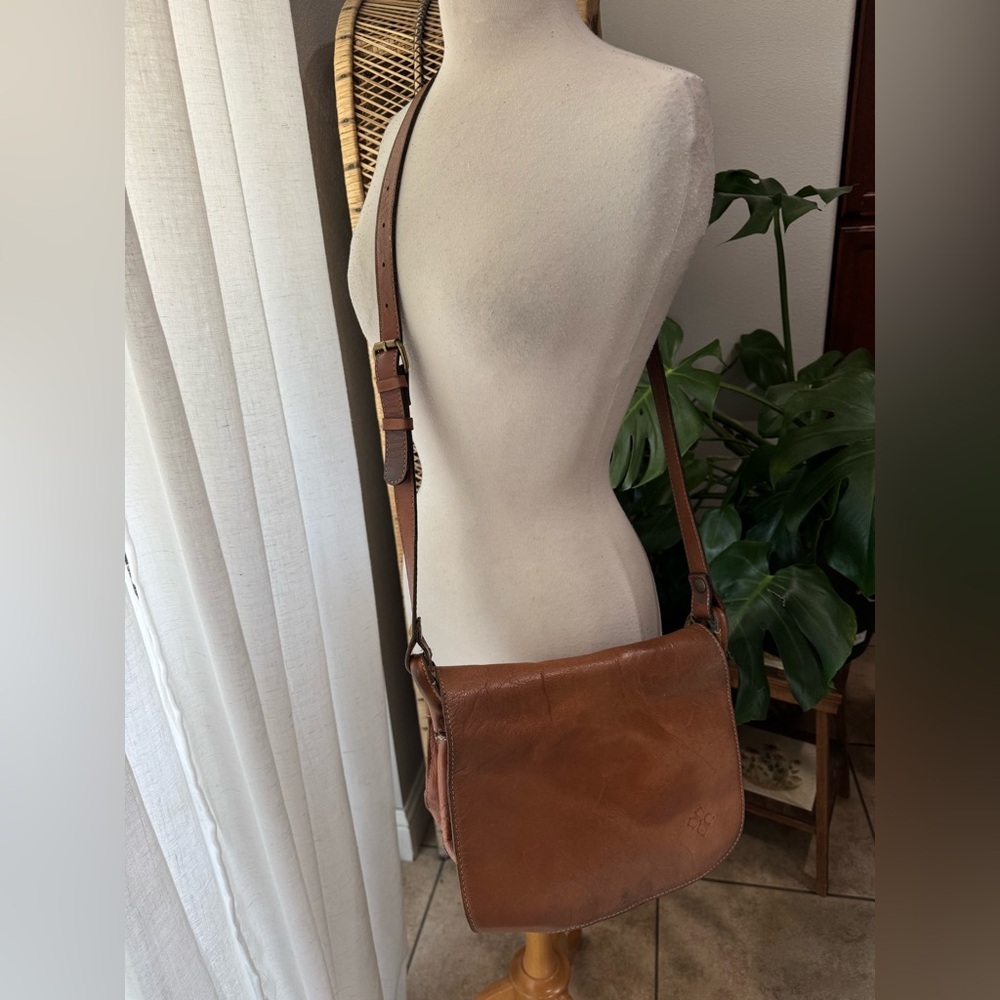 Patricia‎ Nash Brown Leather Crossbody Bag